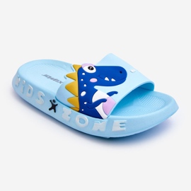 WJ1 Chaussons Mousse Enfant Dinosaure Bleu Clair Dario 1 WJ1 Chaussons Mousse Enfant Dinosaure Bleu Clair Dario 1