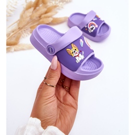WJ1 Sandales Tongs Enfant Légères Motif Chien Violet Rico 1 WJ1 Sandales Tongs Enfant Légères Motif Chien Violet Rico 1