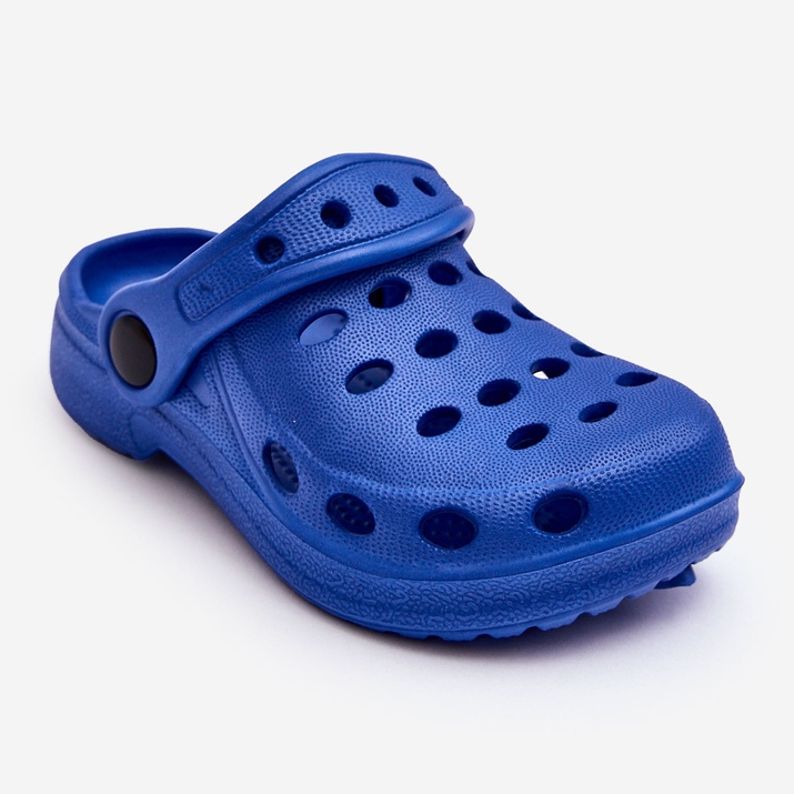 Chaussons en mousse Lucas enfants bleus 1