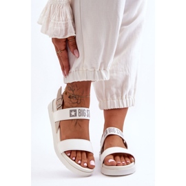 Sandales Plates Femme Big Star LL274939 Blanc 2