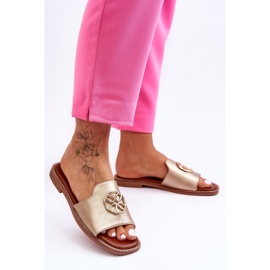 Sandales Talons Plats Classiques Femme Doré Larotte d'or 1 Sandales Talons Plats Classiques Femme Doré Larotte d'or 1