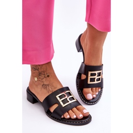 PG1 Chaussons élégants pour femmes avec décoration Noir Atlantis le noir 1 PG1 Chaussons élégants pour femmes avec décoration Noir Atlantis le noir 1