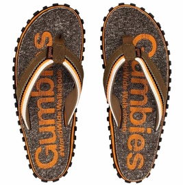 Tongs Gumbies Cairns C-CA-UNI-OR brun 1