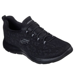 Skechers Summits Chaussures - Leopard Spot W 149037 Bbk noir 1
