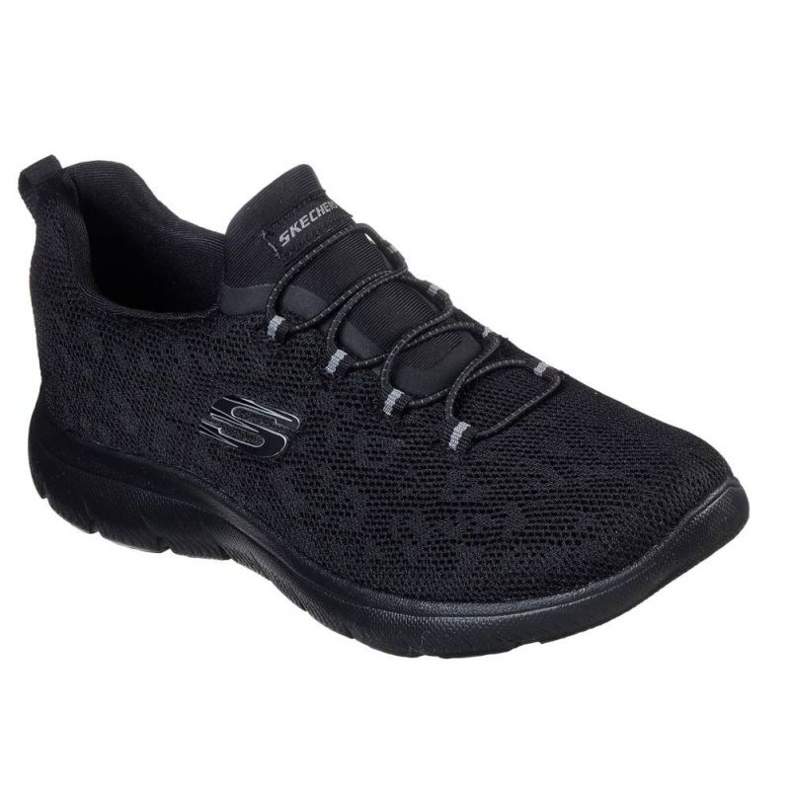 Skechers Summits Chaussures - Leopard Spot W 149037 Bbk le noir 1