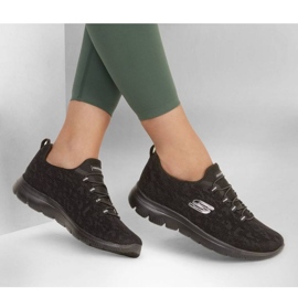 Skechers Summits Chaussures - Leopard Spot W 149037 Bbk le noir 2
