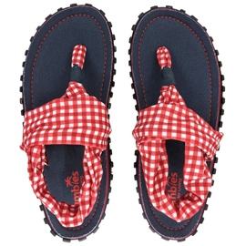 Tongs Slingback Gumbies W G-SB-WN-PICNIC rouge 1