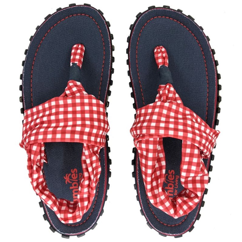 Tongs Slingback Gumbies W G-SB-WN-PICNIC rouge 1
