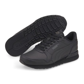 Chaussures Puma St Runner v3 L Jr 384904 01 le noir 1