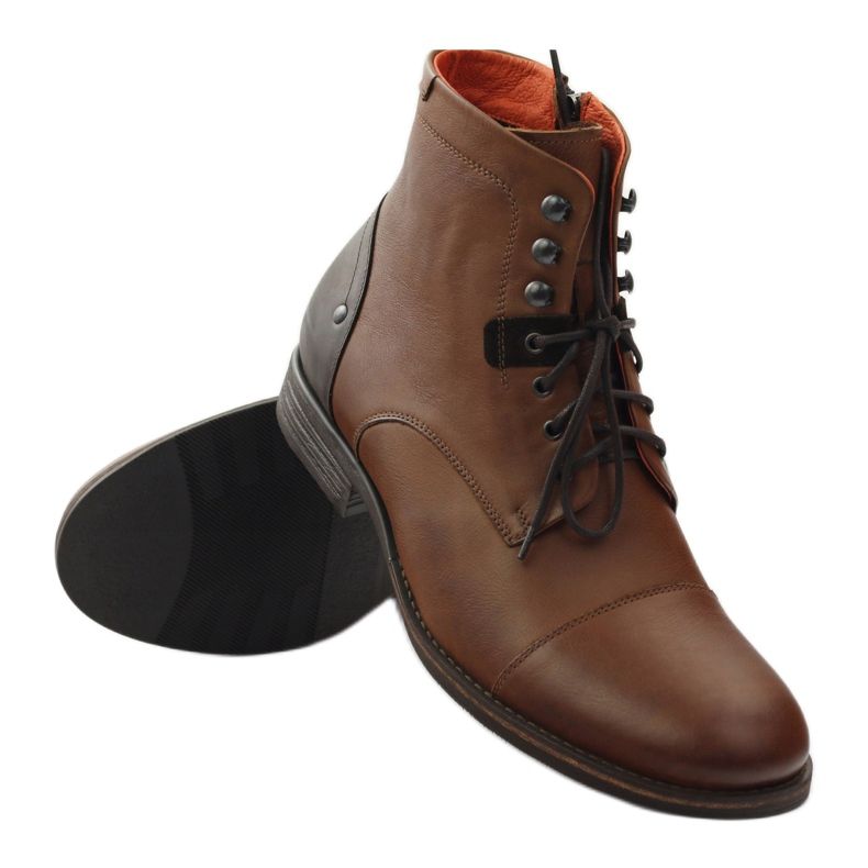 Bottes d'hiver nouées Pilpol PC6009 brun 3