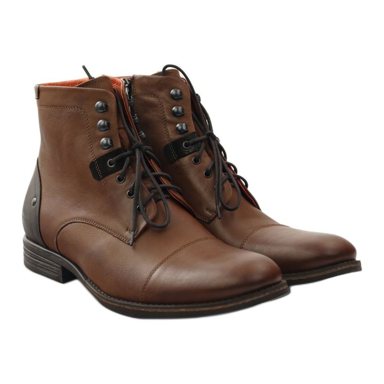 Bottes d'hiver nouées Pilpol PC6009 brun 4