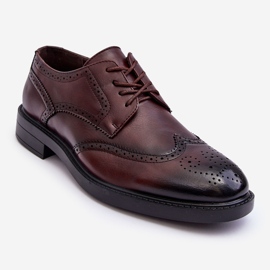 WD1 Chaussures élégantes en cuir pour hommes Marron Gustavo brun 1 WD1 Chaussures élégantes en cuir pour hommes Marron Gustavo brun 1