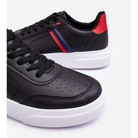 WJ1 Baskets Classiques Homme Noir Et Rouge Enrique 2