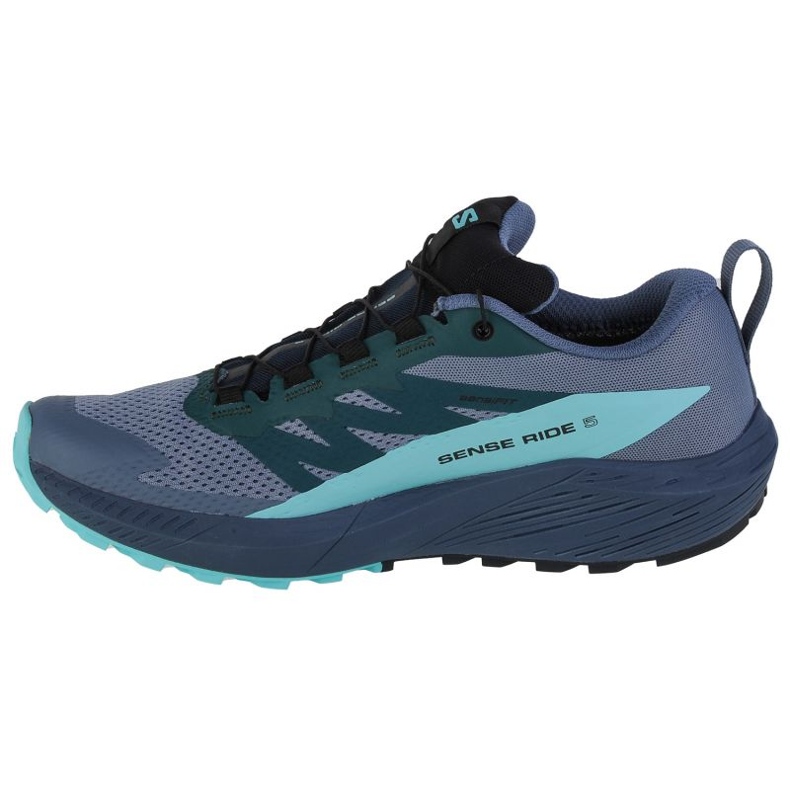 Chaussures Salomon Sense Ride 5 Gtx M 471474 bleu 1