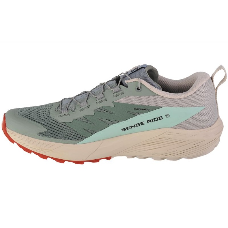 Chaussures Salomon Sense Ride 5 M 472117 vert 1