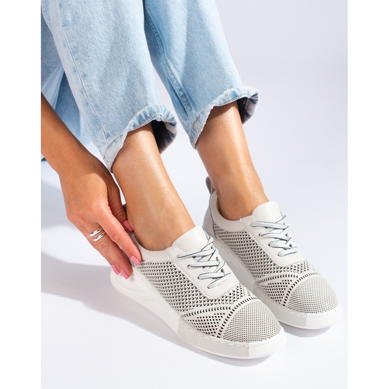 ARTIKER Baskets légères en cuir gris 1 ARTIKER Baskets légères en cuir gris 1