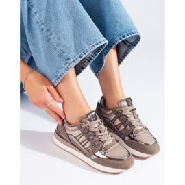 Baskets Big Star pour femme KK274112 brun 1