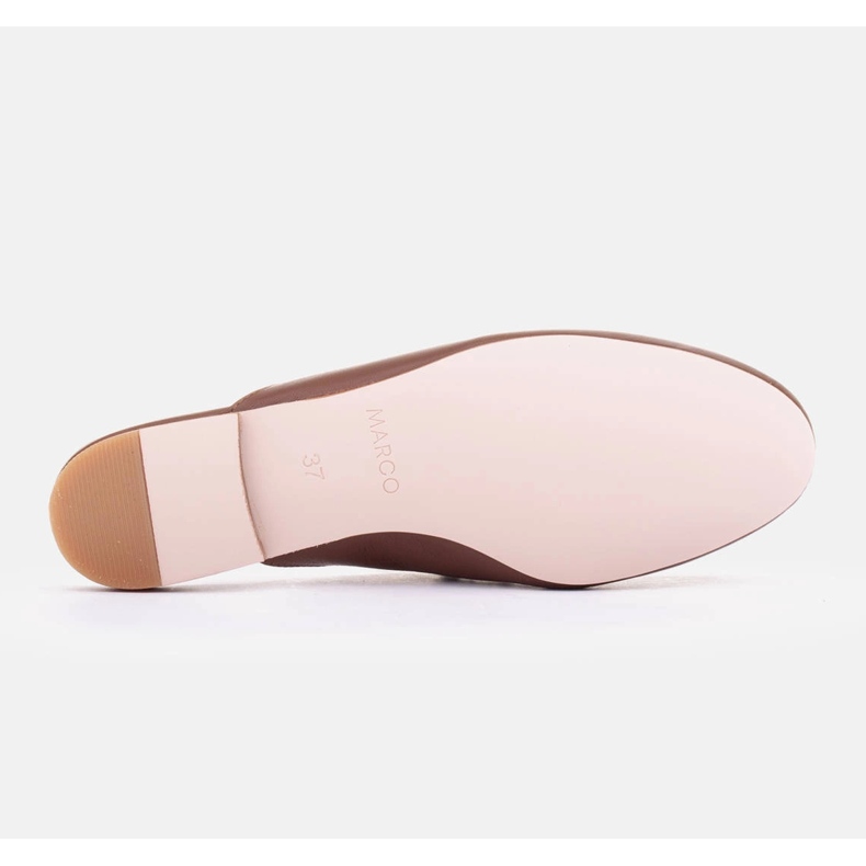 Marco Shoes Chaussons avec décoration brun 2