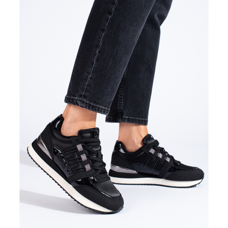 Baskets Big Star pour femmes KK274111 noir 1
