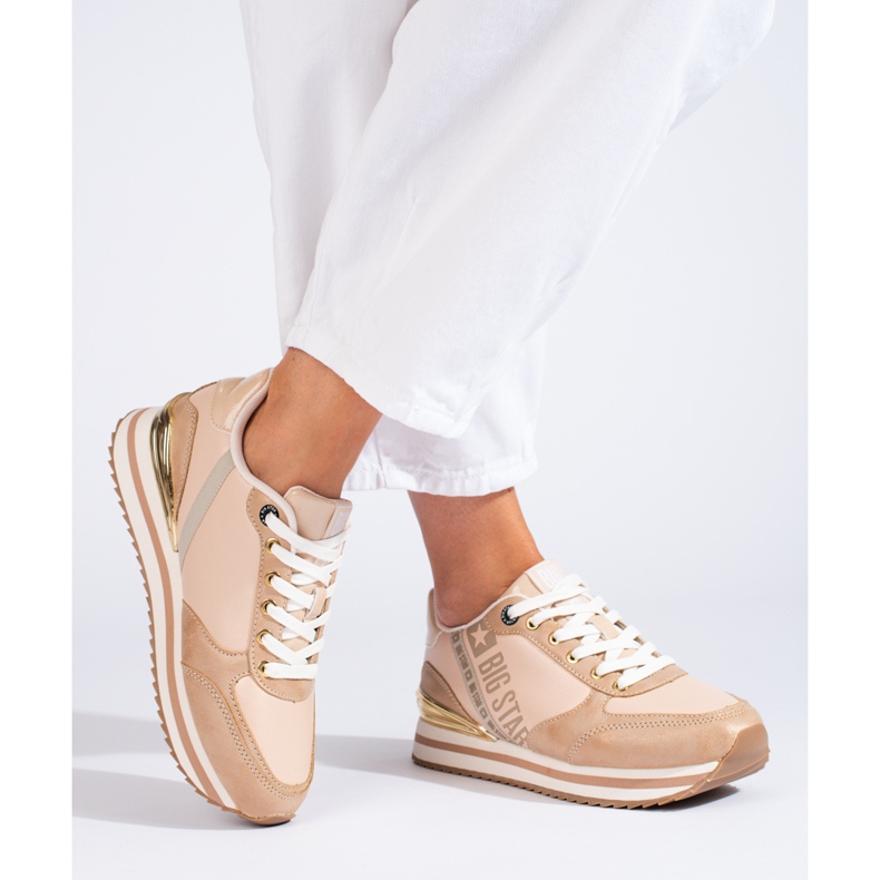 Baskets Big Star pour femme KK274437 brun 1 Baskets Big Star pour femme KK274437 brun 1