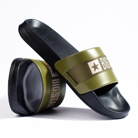 Pantoufles Homme Green Big Star LL174458 vert 1