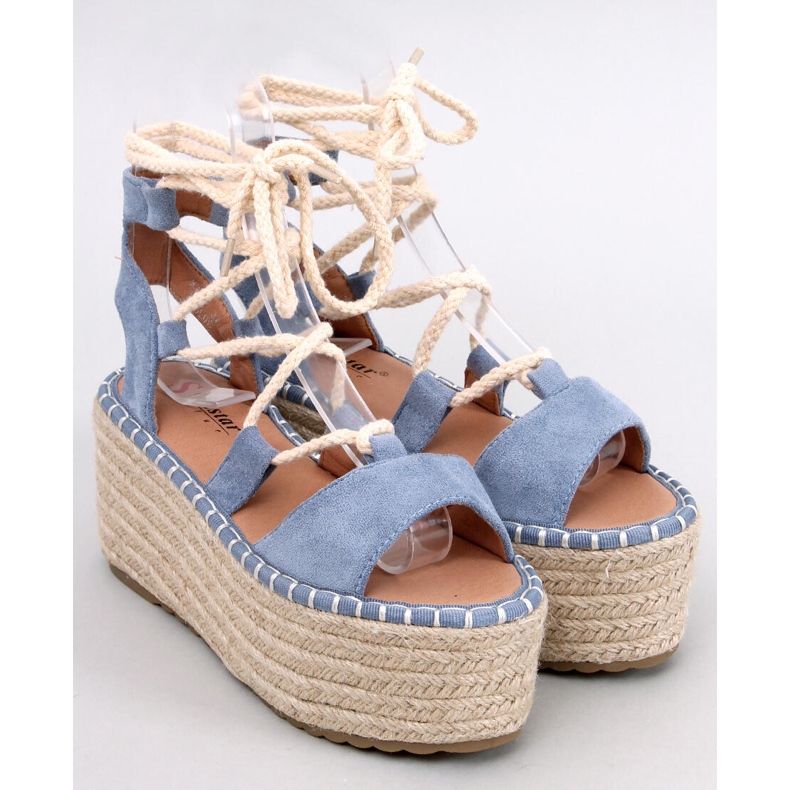 Espadrilles compensées Marge L.BLUE bleu 1