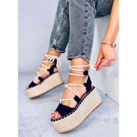 Marge Espadrilles compensées noires le noir 4