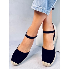 Platten Espadrilles compensées noires le noir 5