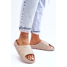 Pantoufles Légères En Mousse Big Star Pour Femme LL274593 Beige 1