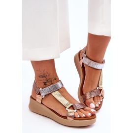 Sandales Cuir Maciejka L5186-25 Doré 1