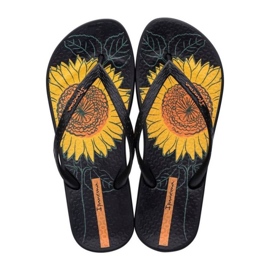 Tongs Ipanema Tournesol Anat. Temas Xii Fem W 83178 23923 le noir 1