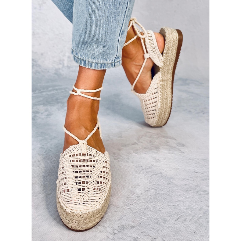 Espadrilles à cordes pour femmes Yaweh Beige 2 Espadrilles à cordes pour femmes Yaweh Beige 2