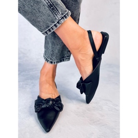 Ballerines talon ouvert Loon Noir le noir 3
