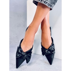 Ballerines talon ouvert Loon Noir le noir 5