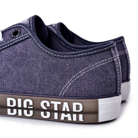 Baskets homme Big Star HH174047 bleu marine 4