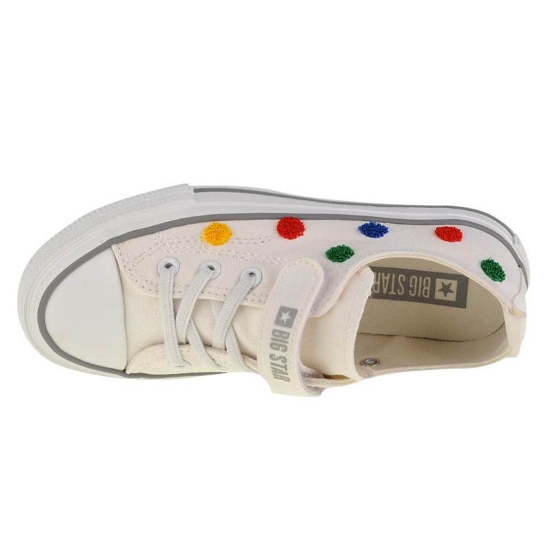Baskets Enfant Avec Velcro Big Star JJ374053 Blanc blanche 5
