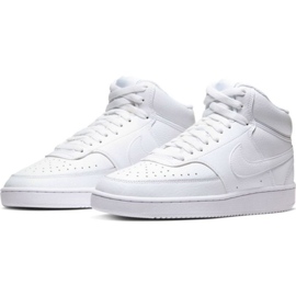 Chaussure Nike Court Vision Mid W CD5436 100 blanche 1