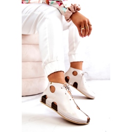 Maciejka 03426-25 Bottes en Cuir Léger Beige Clair 3