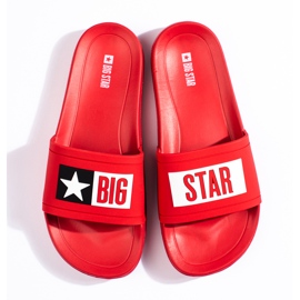 Chaussons rouges homme Big Star DD174702 1