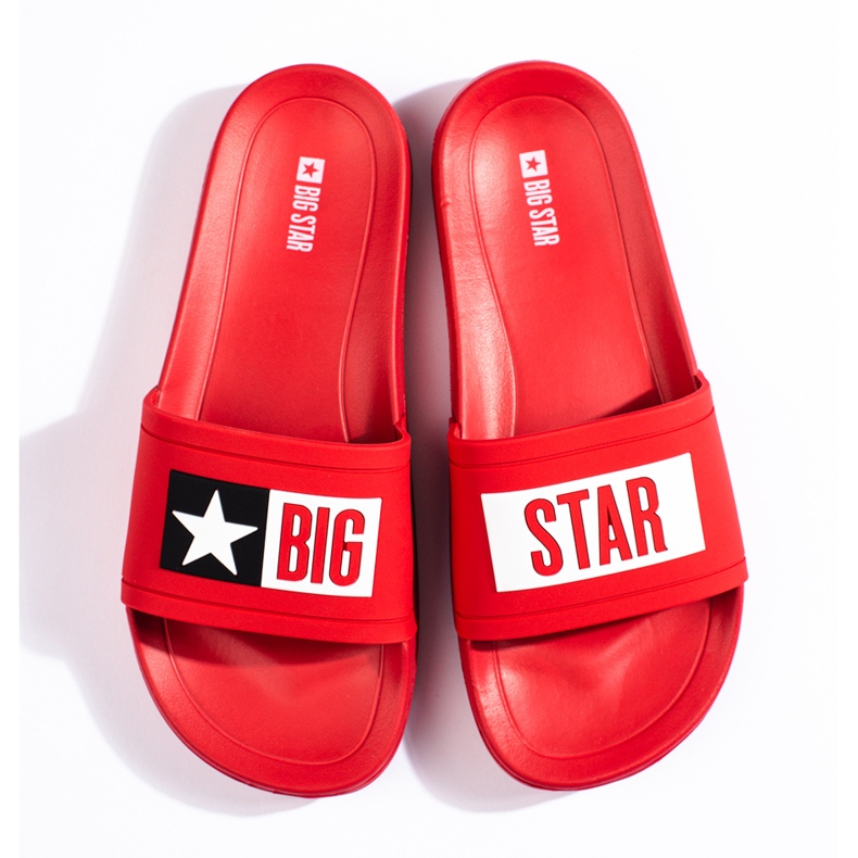 Chaussons rouges homme Big Star DD174702 1