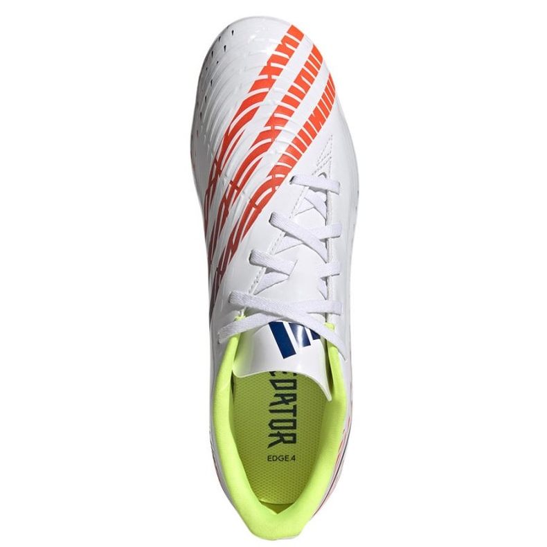 Chaussures de football Adidas Predator Edge.4 FxG M GW0989 blanc blanc 1