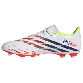 Chaussures de football Adidas Predator Edge.4 FxG M GW0989 blanche blanche 2 Chaussures de football Adidas Predator Edge.4 FxG M GW0989 blanche blanche 2