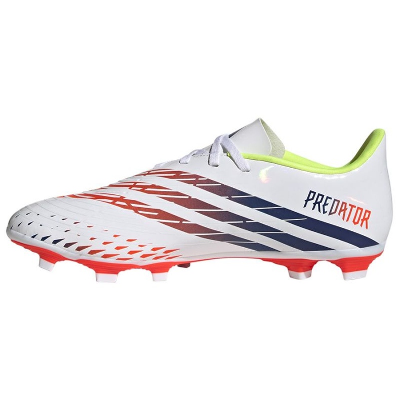Chaussures de football Adidas Predator Edge.4 FxG M GW0989 blanche blanche 2