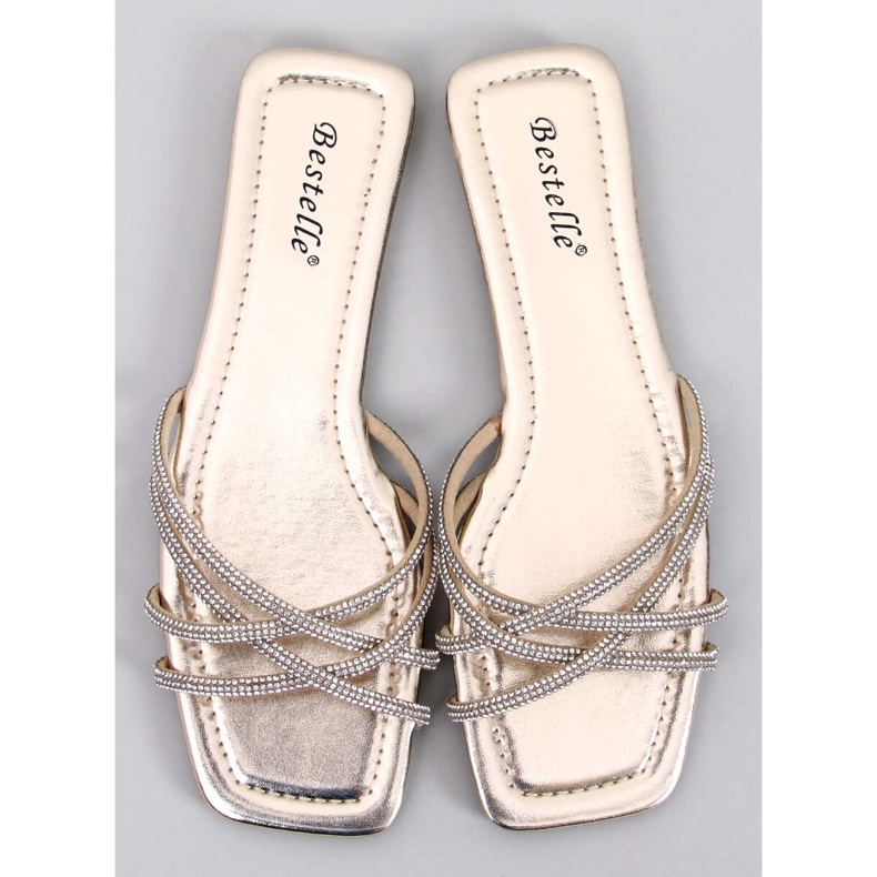 Chaussons Rexha Gold Zirconia doré 1