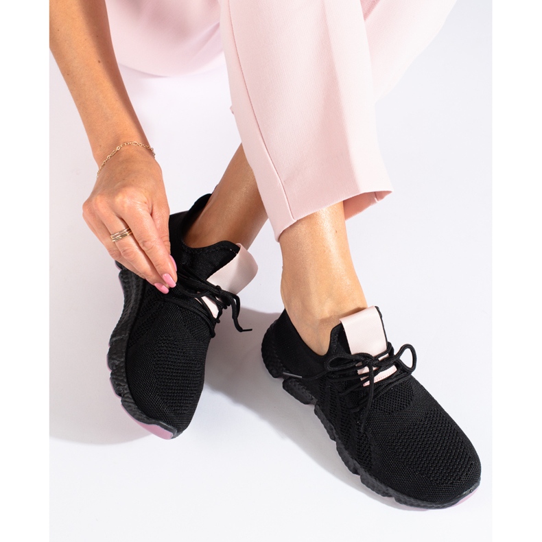 Chaussures de sport légères noires Shelovet le noir 1