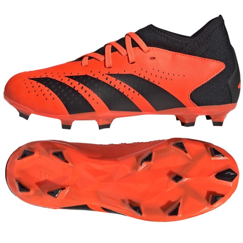 Chaussures de football Adidas Predator Accuracy.3 Fg Jr GW4608 orange oranges et rouges 1 Chaussures de football Adidas Predator Accuracy.3 Fg Jr GW4608 orange oranges et rouges 1