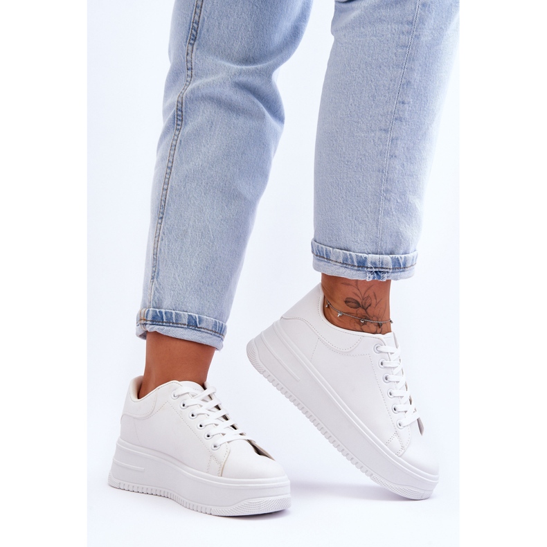 Chaussures de sport classiques pour femmes White Night Trip blanc 1
