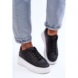 Baskets classiques pour femme Black &amp; White Night Trip noir 1