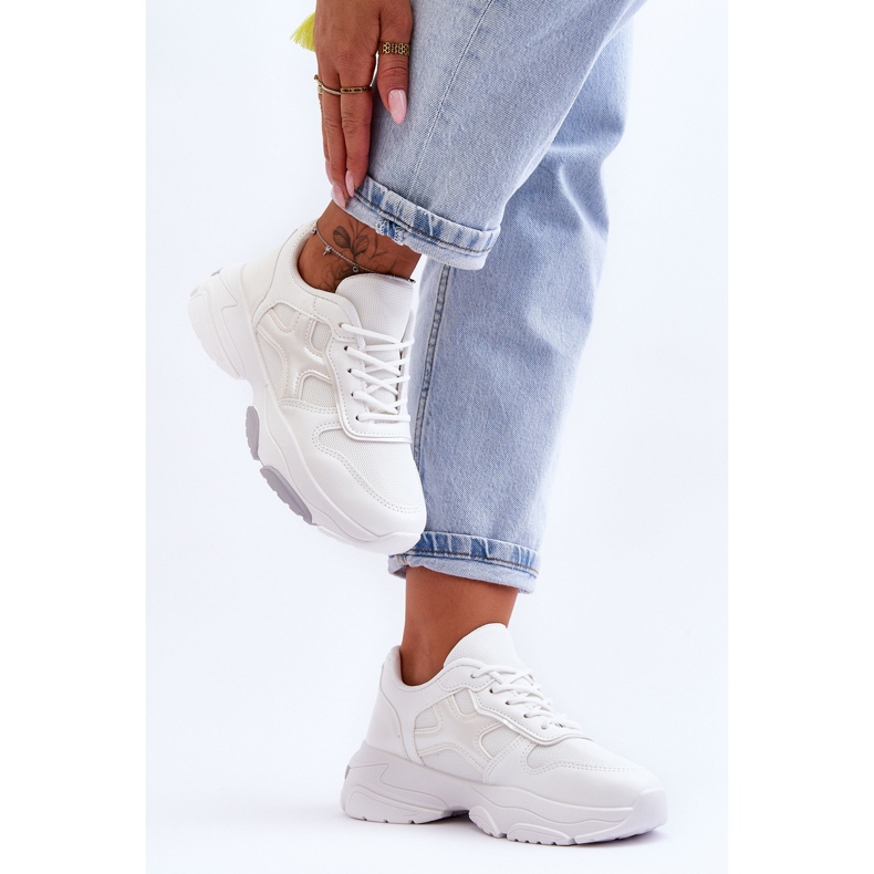 PS1 Baskets à lacets pour femmes Blanc Cortes blanche 1