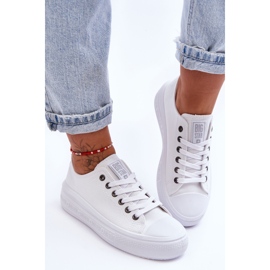 Baskets Plateforme Femme Big Star LL274A177 Blanc 2